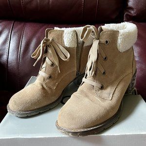 SUEDE ANKLE BOOTS